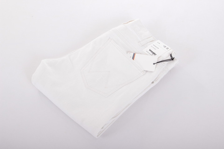 Wrangler Jeans Spencer White Ripped men's trousers Slim 33 X 30 W 33 L 30