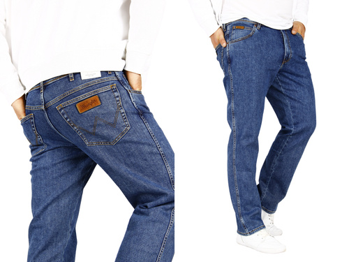 * Wrangler Texas Stonewash Męskie Spodnie Jeansy W121-33-010 W32 L30