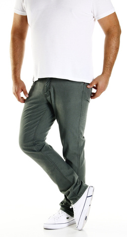 * Wrangler Greensboro Thyme Spodnie Materiałowe W15Q-DR-G37 W36 L34