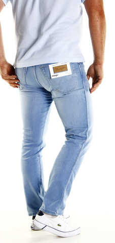 * Wrangler Texas Slim Spot Lite Męskie Spodnie Jeansy W12S-XP-Z87 W33 L30