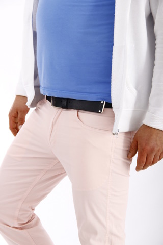 Wrangler Greensboro Peppa Pink Materiałowe spodnie męskie W38 L30