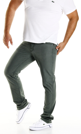 * Wrangler Greensboro Thyme Spodnie Materiałowe W15Q-DR-G37 W36 L32