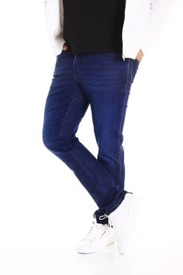 * Wrangler Texas Slim Dark Silk Męskie Spodnie Jeansy W12S-AO-57S W46 L32