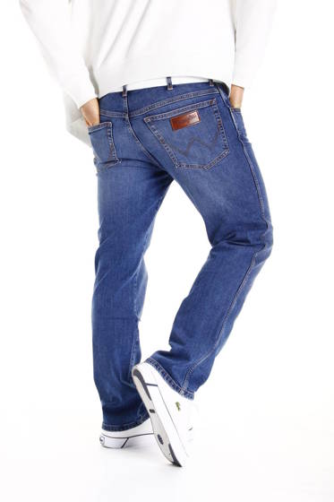 * Wrangler Texas Slim Good Thing Męskie Spodnie Jeansy W121-LQ-10U W38 L34