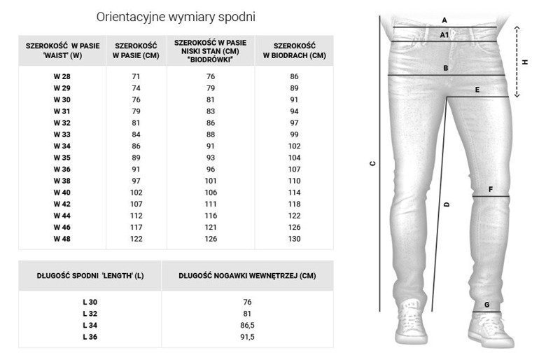 * Wrangler Texas Slim Spot Lite Męskie Spodnie Jeansy W12S-XP-Z87 W32 L34