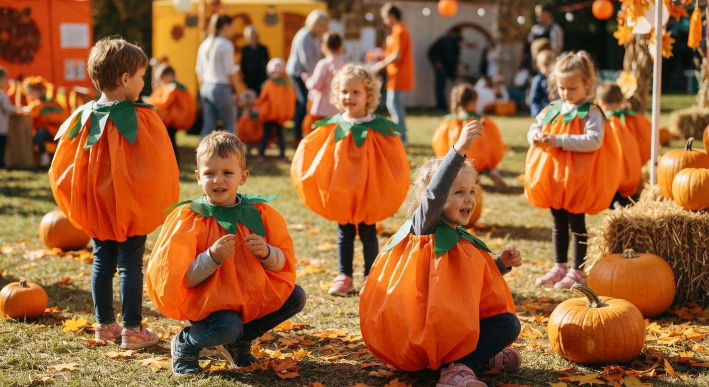 Jak zrobić strój dyni z bibuły? Kilka prostych kroków 2